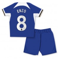 Chelsea Enzo Fernandez #8 Hemmatröja Barn 2023-24 Kortärmad (+ Korta byxor)